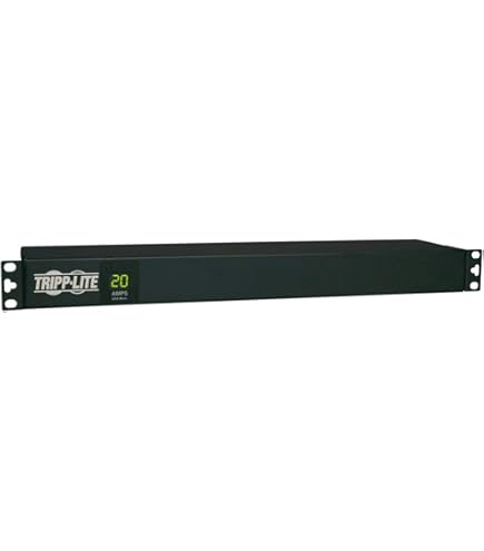 Tripp Lite　Metered PDU　PDUMH15-6　ブラック Eaton Tripp Lite PDUMH15 Single-Phase Local Metered PDU, 15' (4.57